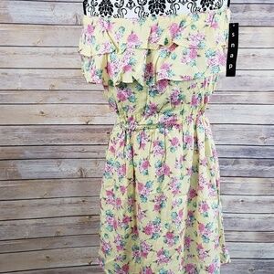 SNAP strapless dress